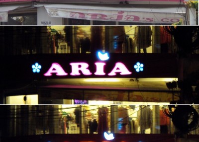 Chữ nổi gắn LED Full Color