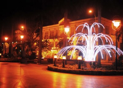 Đài phun nước bằng led