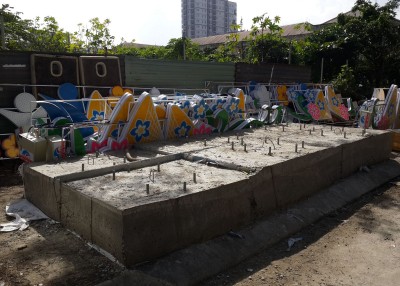 Khung trang trí led tại Thị xã Điện Bàn - Quảng Nam 