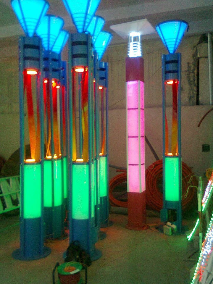 led trang tri duong pho, khung trang trí đường phố, cổng chao led - www.sonet.vn